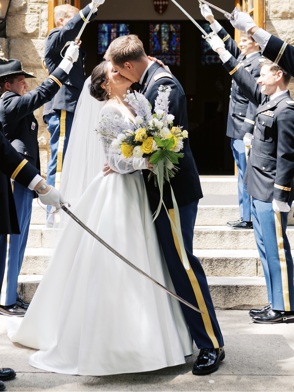 Avery Austin Chelsea Satin Bridal Ballgown - Picture 14 of 16